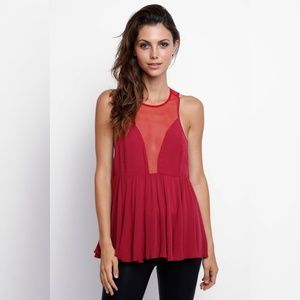 Free People Mesh Tank